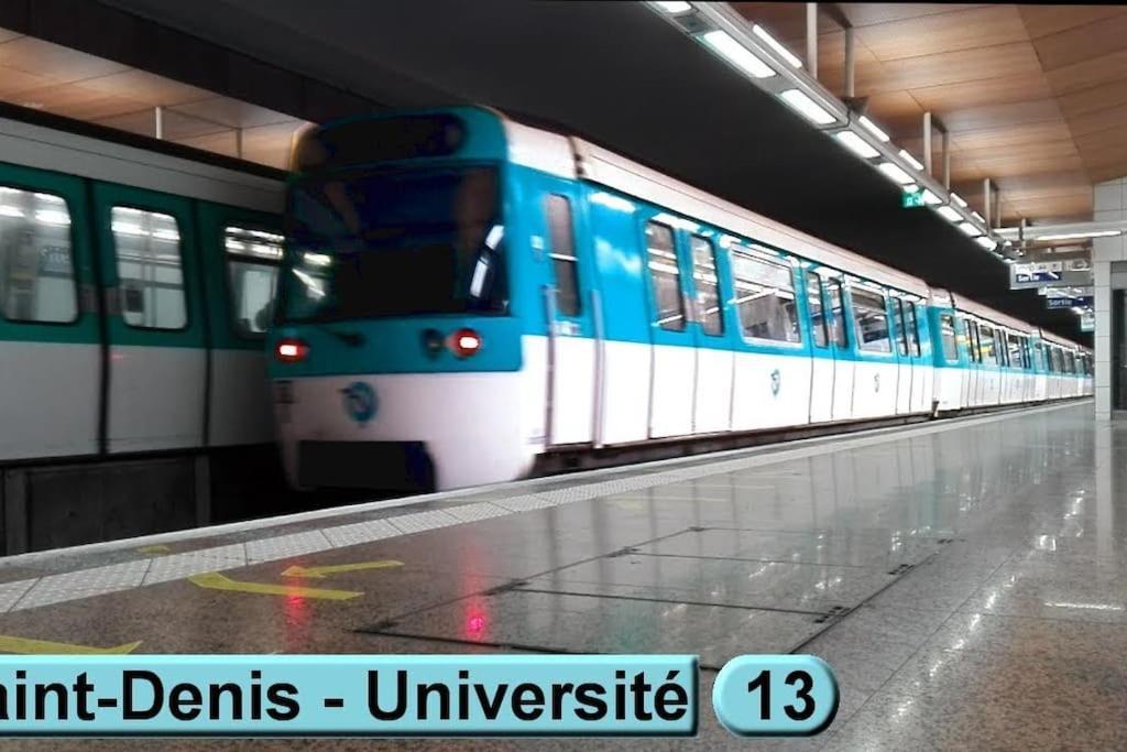 Charmante Studio Ligne 13 Tram 5 Saint Denis П'єррфітт-сюр-Сен Екстер'єр фото
